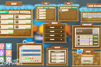 design a clean mobile app gui for android and ios platforms