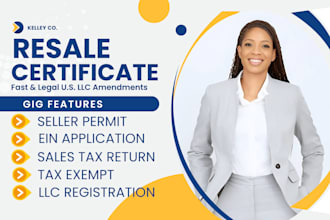 apply for your ein, reseller permit and sales tax id in texas or wyoming