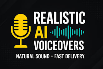 create realistic ai voiceovers for videos, podcasts and social media