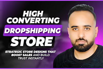 create shopify dropshipping store cro optimized