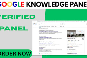 create a google knowledge panel or graph for any category