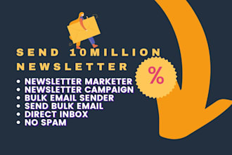 send newsletter marketing, send bulk email, sender, bulk newsletter campaign