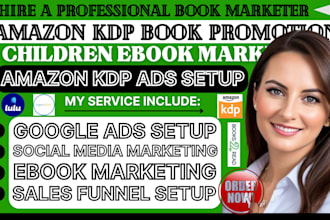 do amazon kdp children book promotion romance ebook marketing using amazon ads