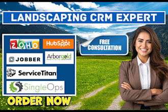 setup landscaping CRM jominbus jobber servicetitan singleops imn hvacbizpro zoho