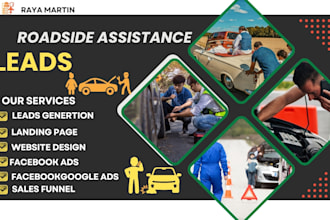 generate roadside assistance leads roadside website mechanic leads towing leads