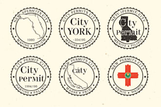 provide pe stamp for florida, taxes, ny,maine,ca,new mex for city permit