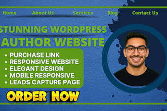 design custom book websites and ebook landing pages in wordpress