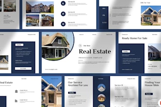 create real estate pitch desks presentation property report slides investor deck