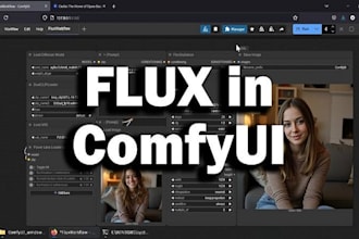 comfyui workflow in stable diffusion image generation ai influencer flux lora