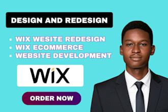 wix website design, wix website redesign, wix ecommerce, build wix website