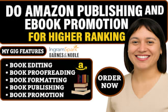 do amazon book publishing and ebook promotion for higher rankings