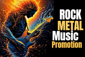 submit your hard rock or heavy metal music to large playlist curators