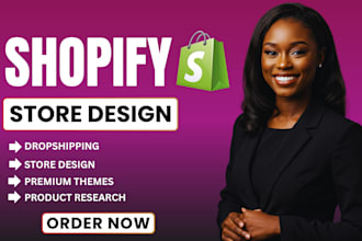 create shopify website design, shopify store design, shopify website redesign