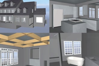 create a 3d model and floor plan from matterport scan using archicad and lumion