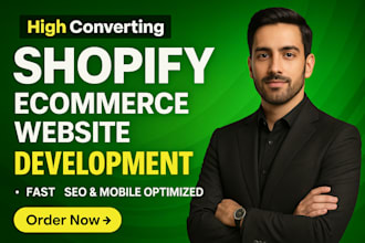 develop a high converting shopify ecommerce website store