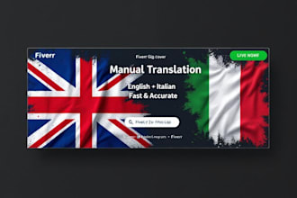 provide fast and accurate english to italian or italian to english translations