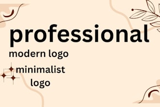 design a modern minimalist or text based wordmark logo