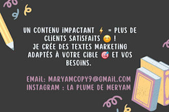 write french ad copy for your brand