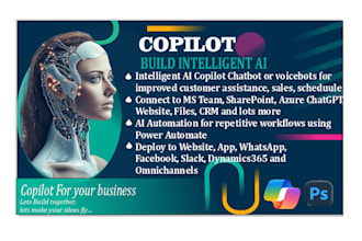 build intelligent microsoft copilot ai chatbot agent automate tasks or business