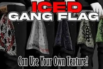 create custom pocket flags, bandanas, and bandana masks for your fivem gta v gan