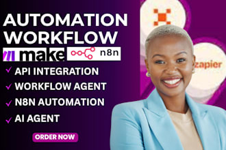 build ai automation workflow with n8n or make com and vapi retell ai voice agent