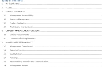 create or review iso sops