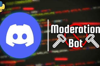 develop full package discord bot setup discord server