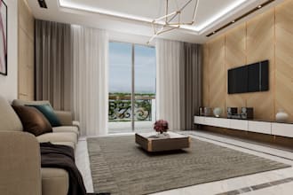 renew living room lounge,wooden cabinets,wall light,floor plan,real estate, cgi