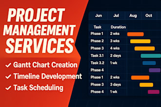 create pro grade gantt charts in excel, project, or others