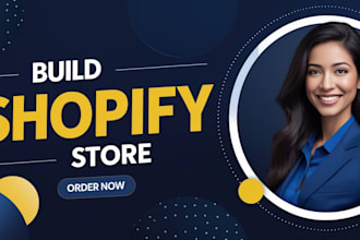 build a shopify dropshipping store or shopify website with  pagefly, gempages