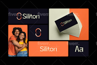 do modern minimalist business logo and brand identity with full branding kit