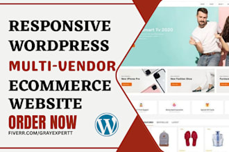 build dokan wcfm auction multi vendor ecommerce marketplace wordpress website