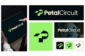 do minimalist brand logo design for your business with copyrights