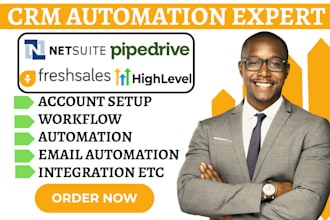 setup netsuite freshsales zoho one pipedrive automation gohighlevel integration