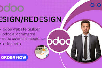 design redesign odoo website odoo ecommerce odoo CRM odoo payment integration