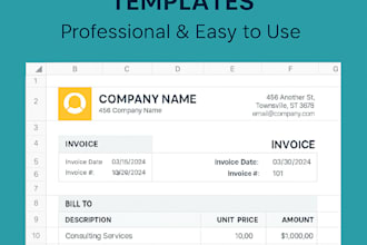 customize an easy invoice tool