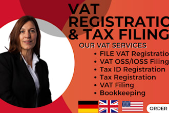 vat registration vat oss filing in germany, spain, france, uk tax returns