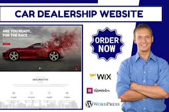 design car dealership website auto sales car rental auto repair website