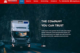 build squarespace truck drivers website truck sellers truck rentals website