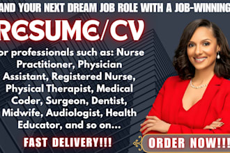 write resume for medical assistant registered nurse, surgeon, lpn, crna, emt lvn