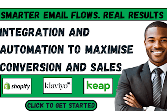 integrate shopify to automate welcome series flow abandoned cart on klaviyo keap