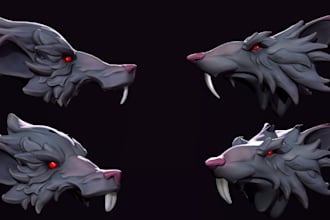 design 3d cosplay models for 3d printing, 3d wearable cosplay in blender, zbrush