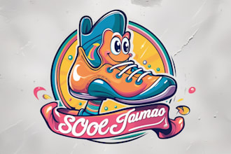 do shoes wings mascot logo for your  company