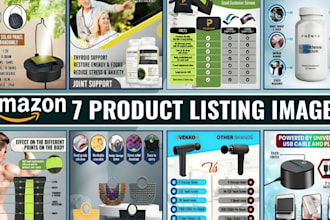 do amazon listing images design, amazon infographic, product listing images