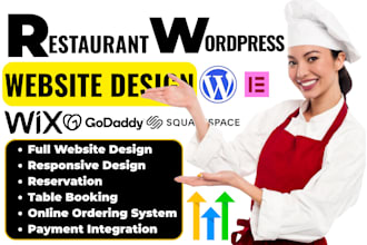 build you a stunning restaurant website online ordering delivery system website