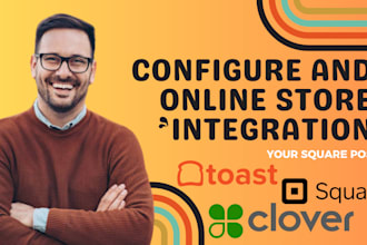 configure square pos and online store