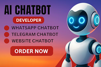 build website ai chatbot, integrate ai chatbot with whatsapp telegram ai chatbot
