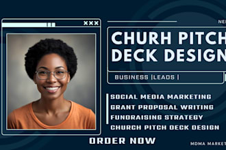 design an investor ready church pitch deck church ministry fundraising ppt