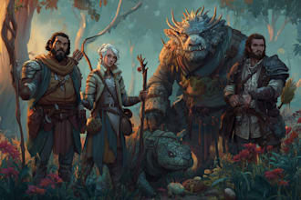 draw your oc, world of warcraft or dnd fantasy character