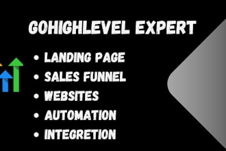 setup gohighlevel CRM automation, expert, ai agent ghl, gohighlevel sales funnel